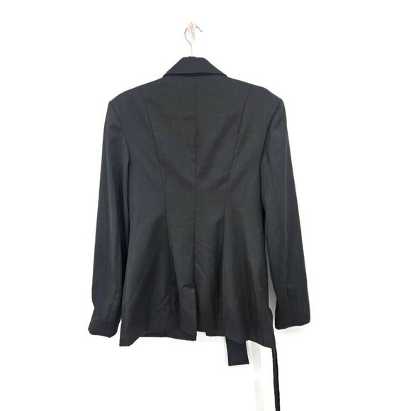 Heliot Emil Bondage Strap Blazer Mens S Black Jacket - Picture 7 of 15